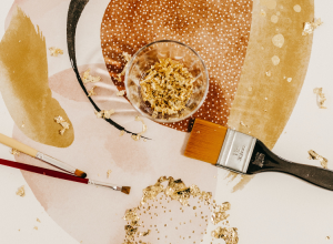 Content marketing för B2B - färger i guld