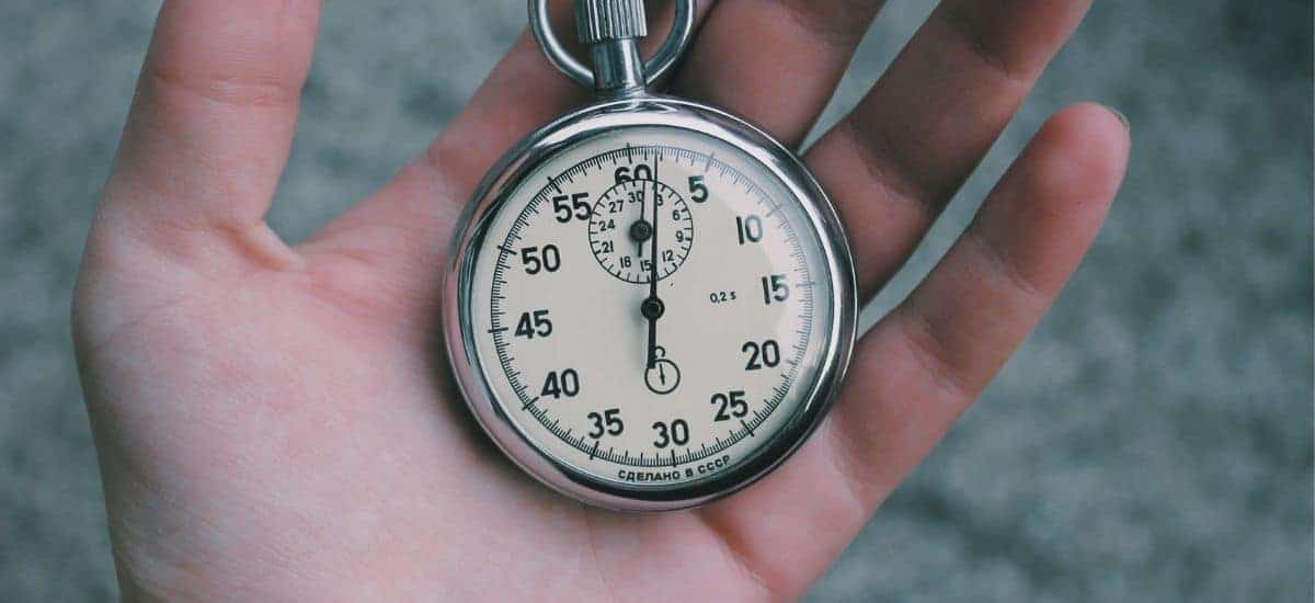 Tidtagarur för att visa 1 minut