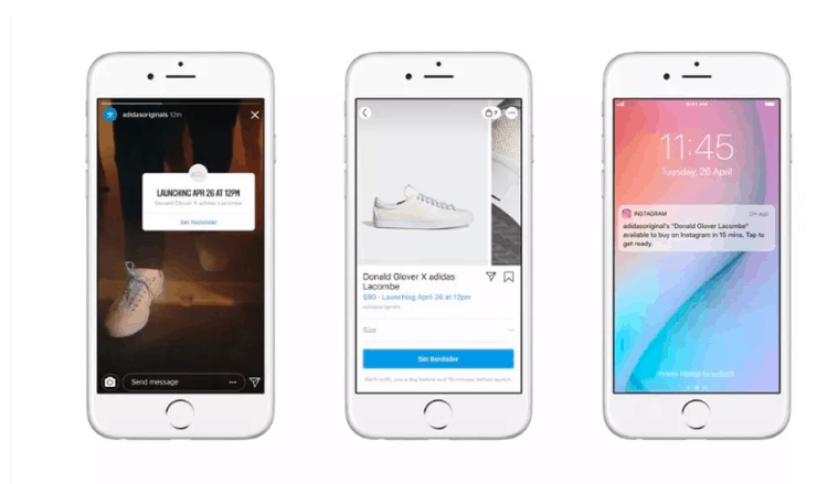 produktlansering i instagram