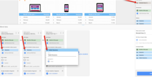 lägg till kombinerad data i data studio rapport