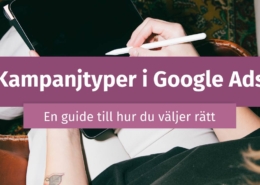 Kampanjtyper Google Ads