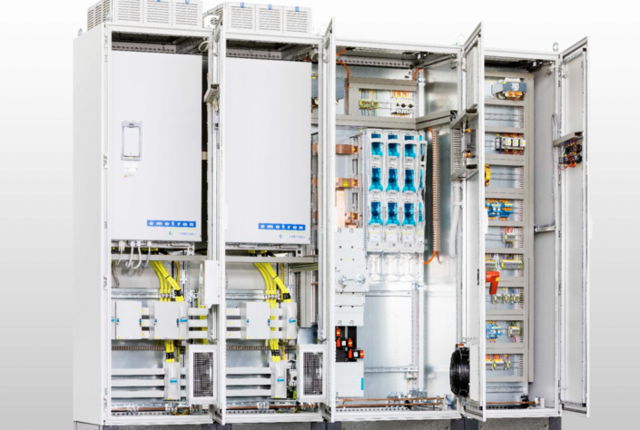 image of built in white Emotron cabinet solutions