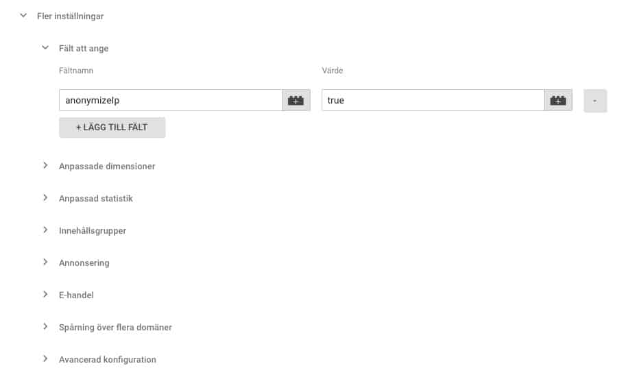 Anonymize IP inför GDPR i TagManager