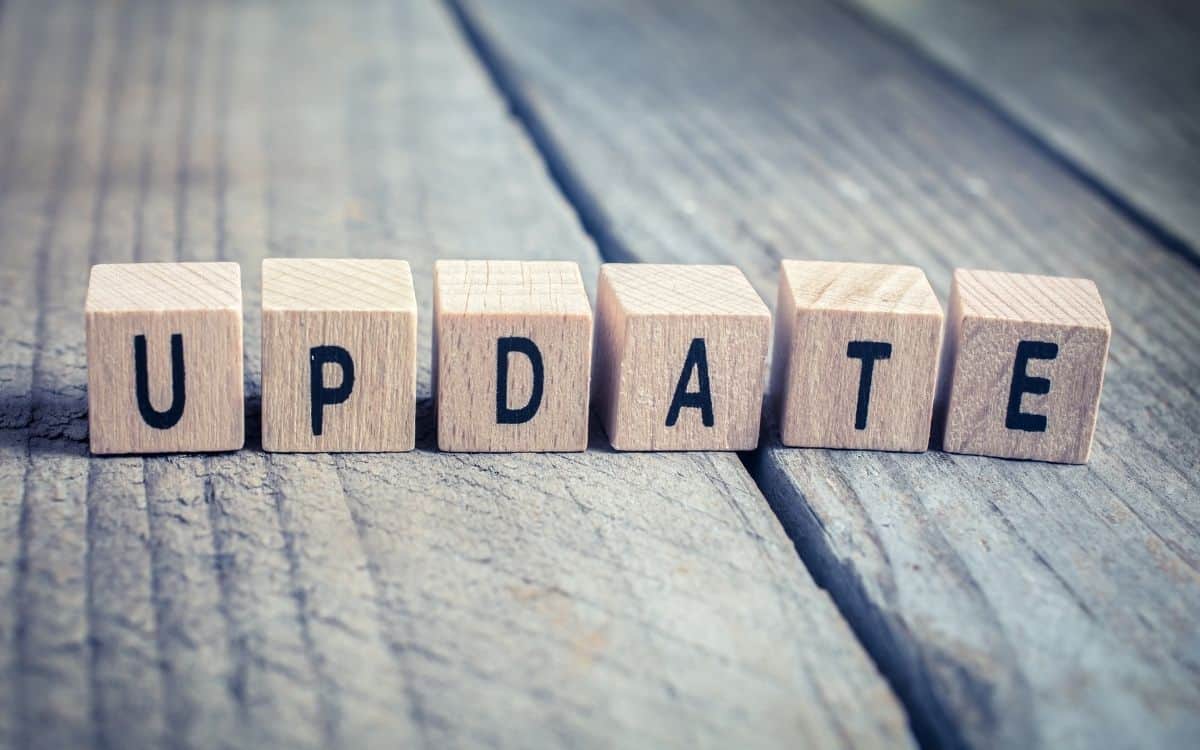 Klossar som bildar ordet