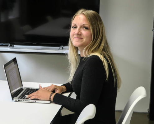 Fanny AdWords praktikant hos TopVisible