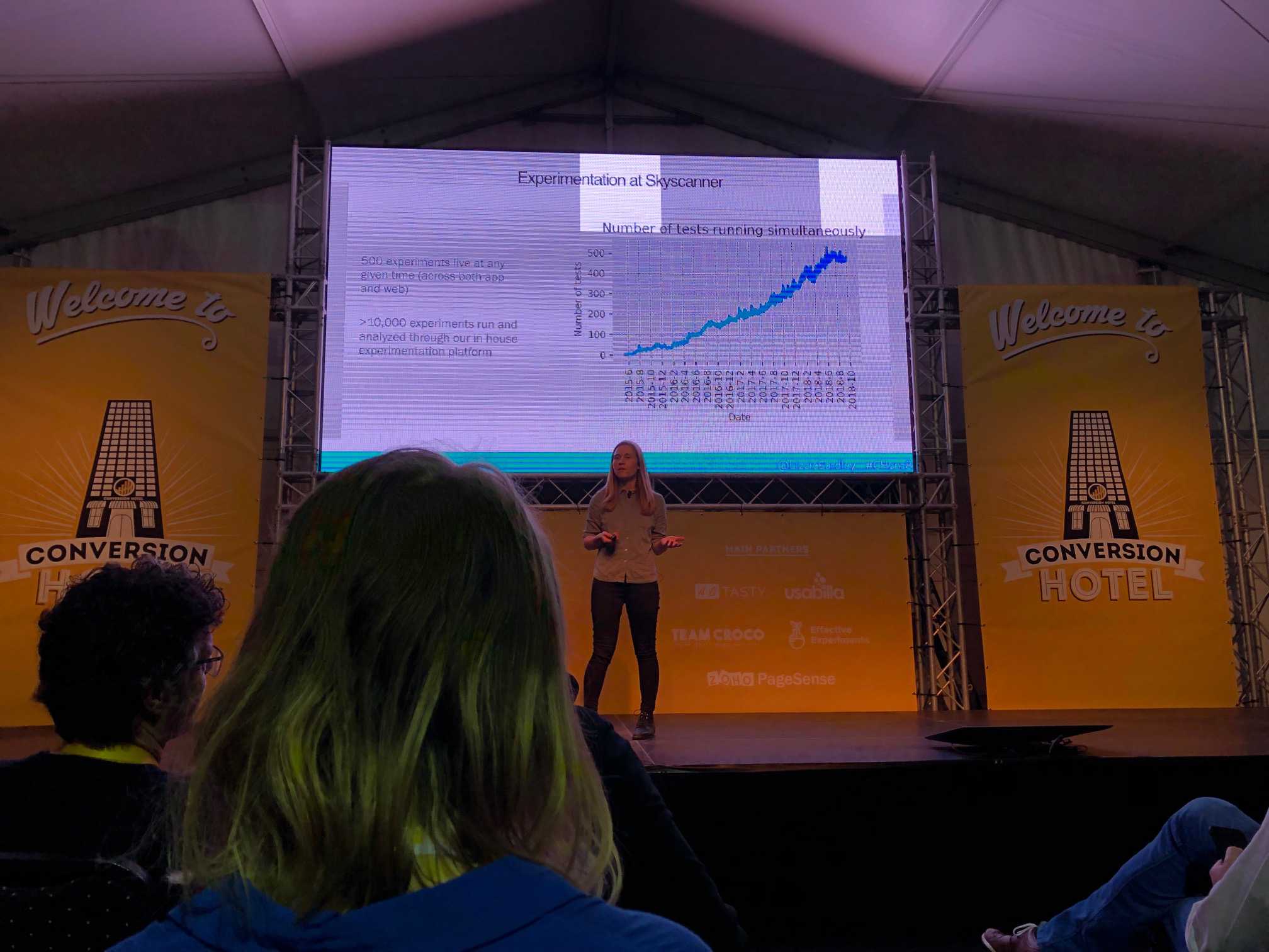 Lizzie Eardly på Conversion Hotel