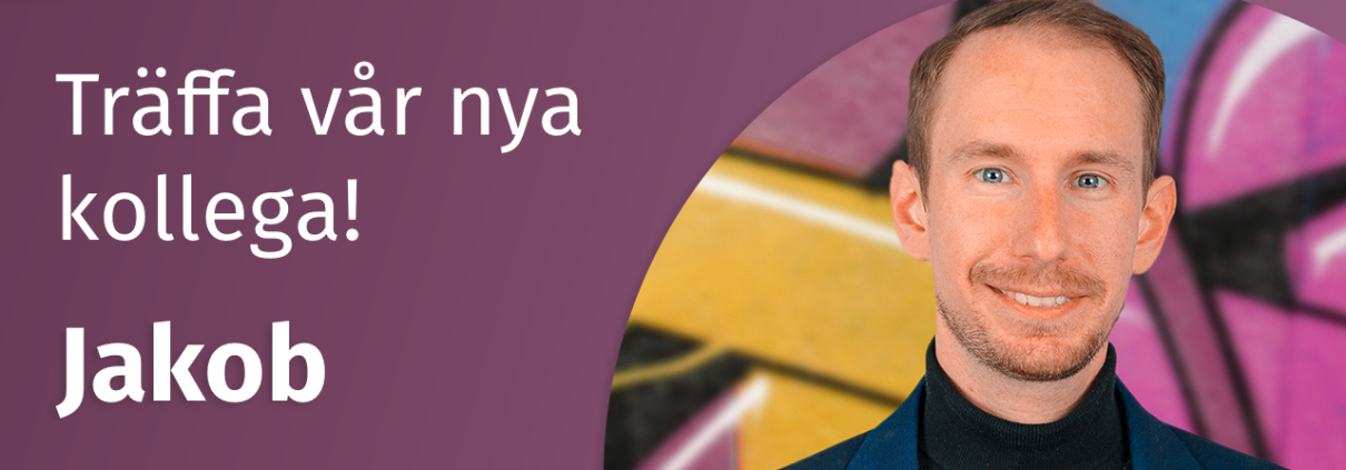 Möt vår nya kollega Jakob Zweiacker