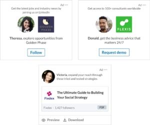 LinkedIn dynamic ads