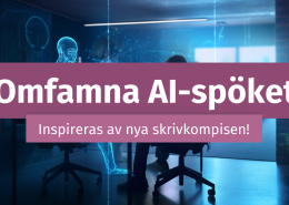 bild på människa och ai