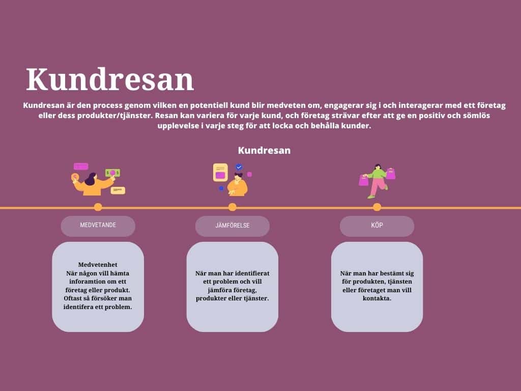 Visualisering av Kundresan