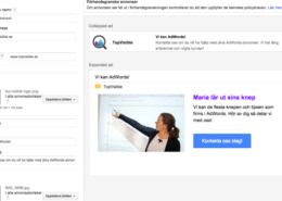 Exempel på hur du skapar en annons för Gmail