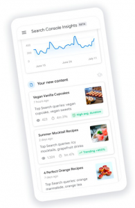 Google search console insights