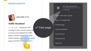 digitala nyheter page speed