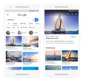 Google uppdaterar google images