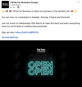 digitala nyheter TikTok