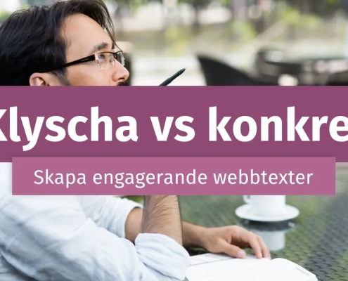 Skriv engagerande webbtexter undvik klyschor