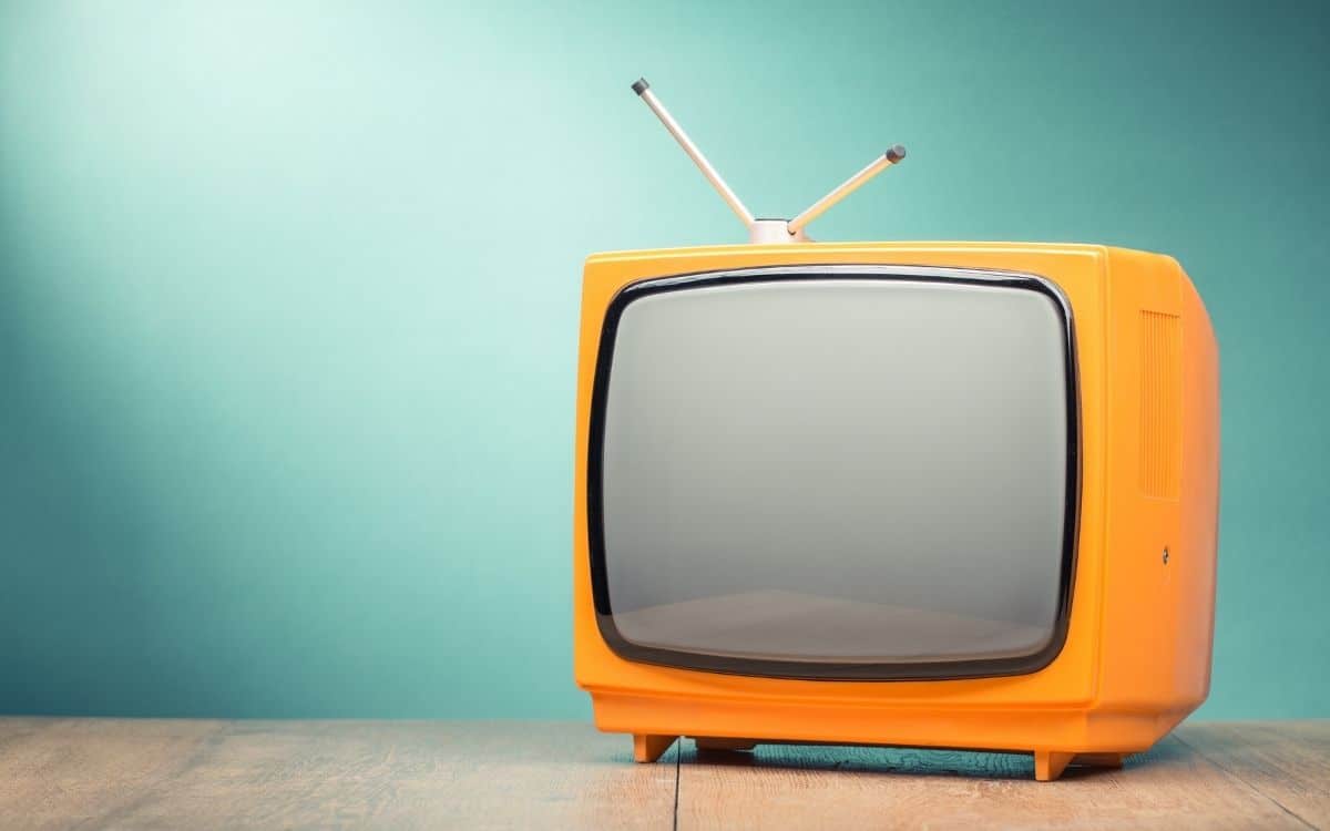 Bild på en TV-apparat.