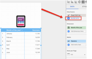 blended data in data studio
