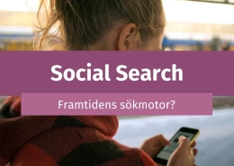omslagsbild till blogg om social search: framtidens sökmotor?