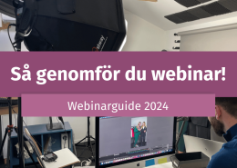 Så genomför du ett webinar!