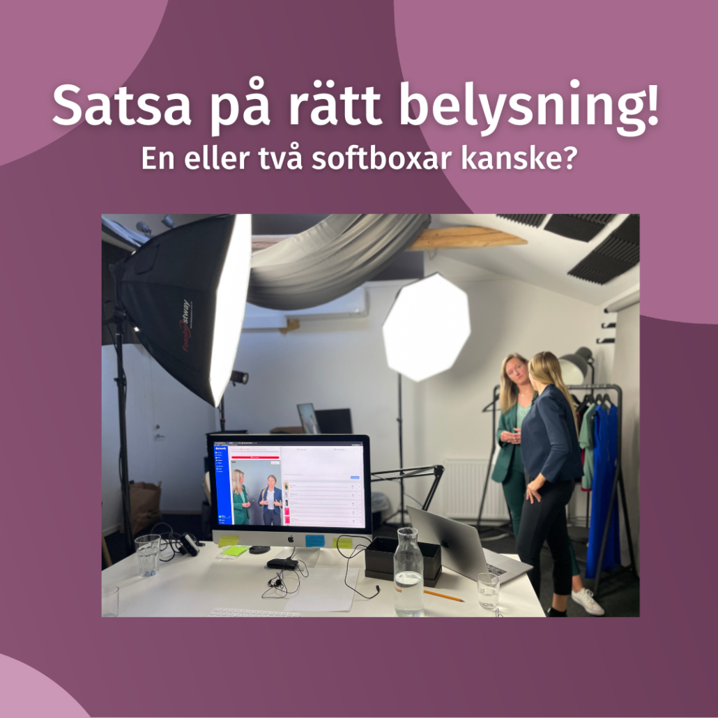 Vilket ljus ska du ha? LED-belysning eller Softboxar?