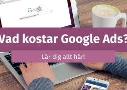 omslagsbild för ett blogginlägg som handlar om vad google ads kostar