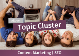 Topic Cluster är en innehållsstrategi vid SEO, Content Marketing och Inbound Marketing.