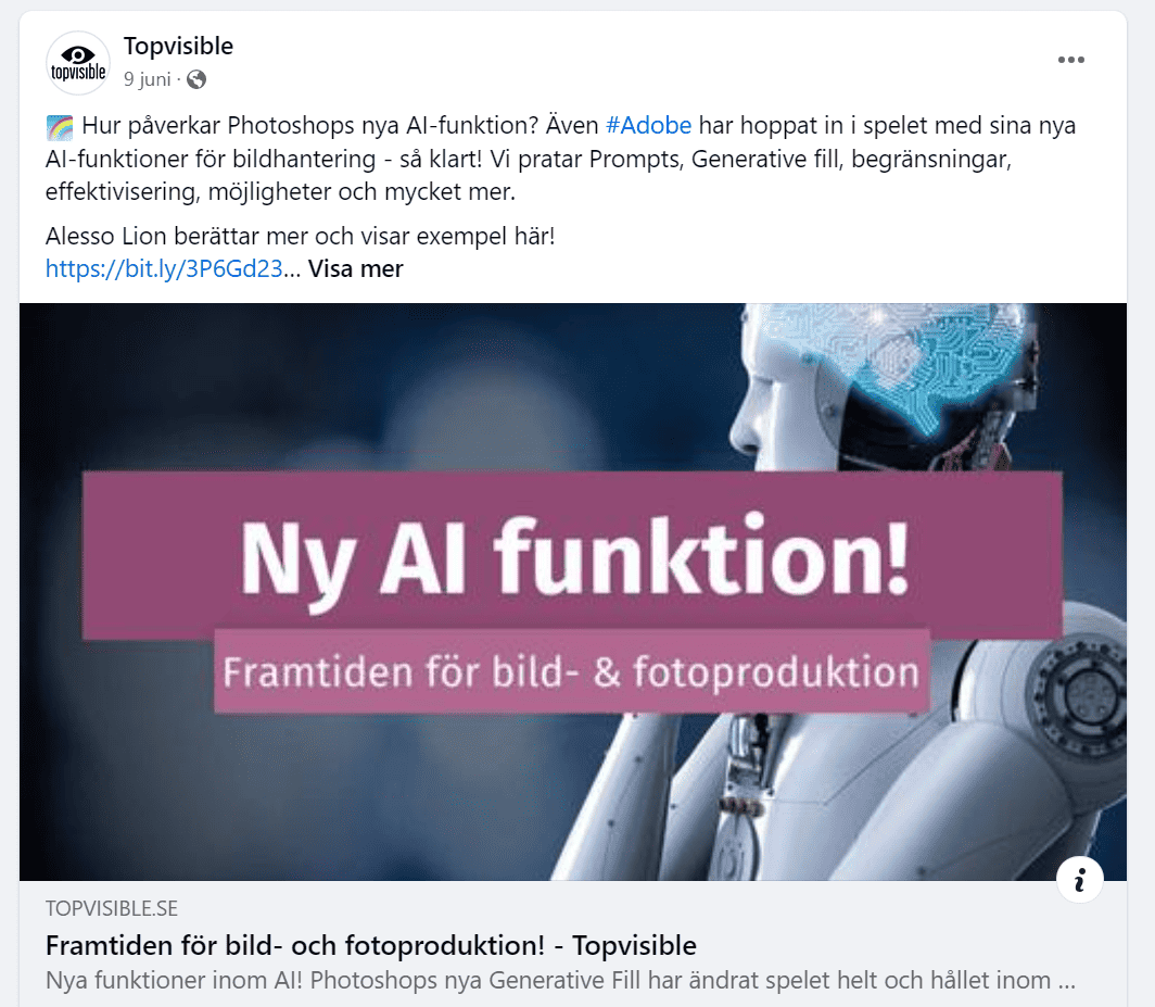 topvisible liggande facebook bild