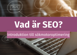 bild med texten vad är seo